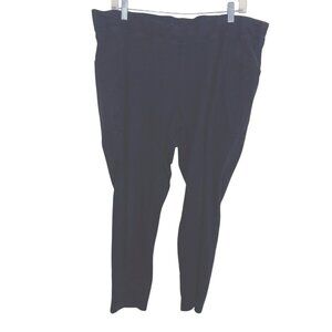Old Navy Womens  XXL Black Cotton set  Stretch Leggings With Pockets